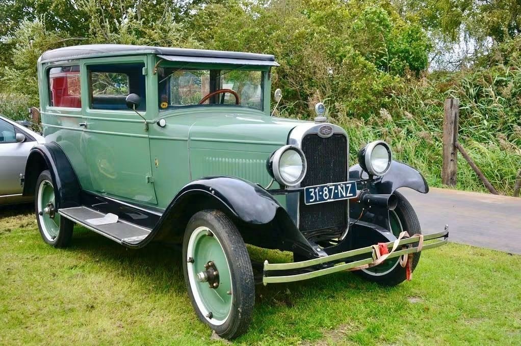 Chevrolet Nationale AB 1928 Groen, Auto's, 1200 kg, Particulier, Geïmporteerd, Groen