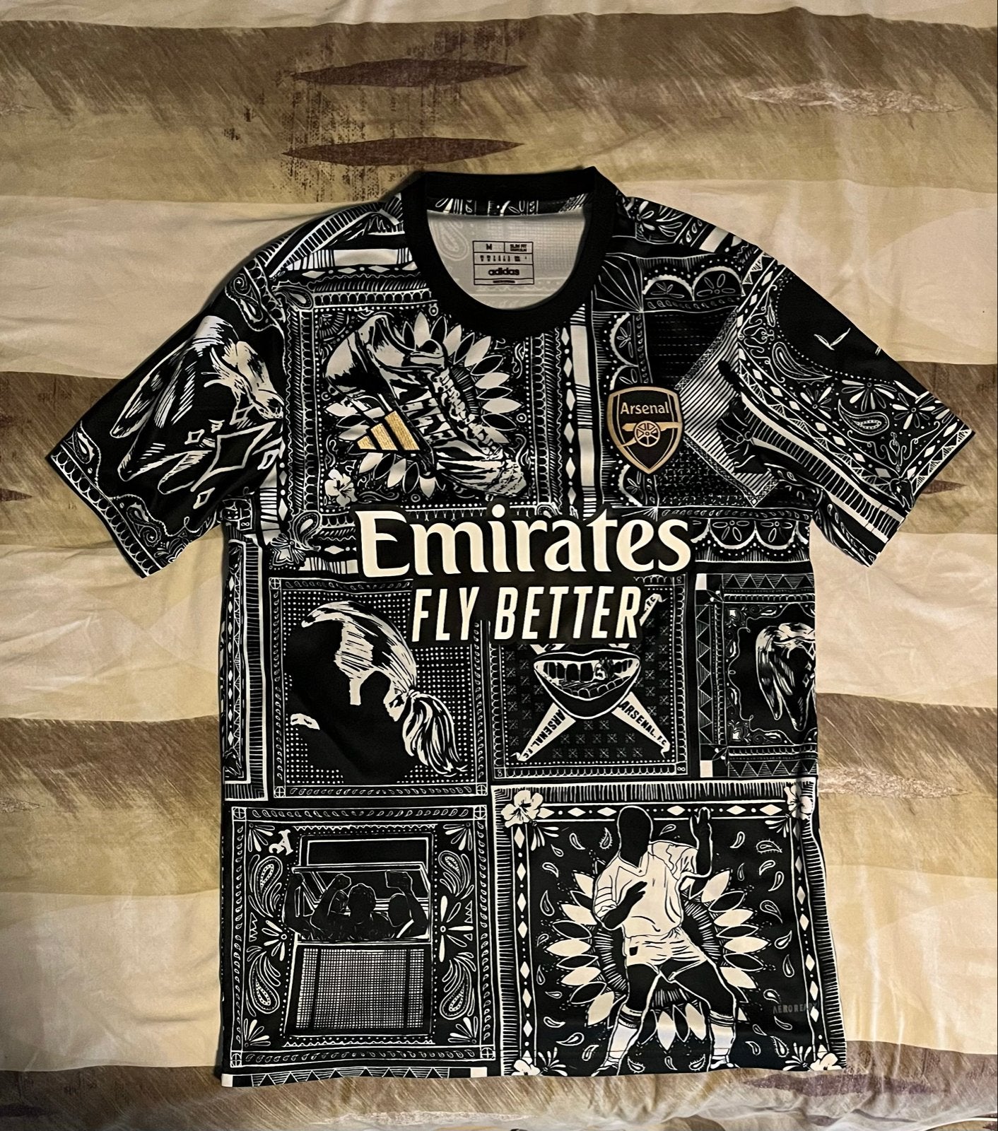 Arsenal x Adidas x Stella McCartney shirt - Maat M, Kleding | Heren, Ophalen of Verzenden, Zo goed als nieuw