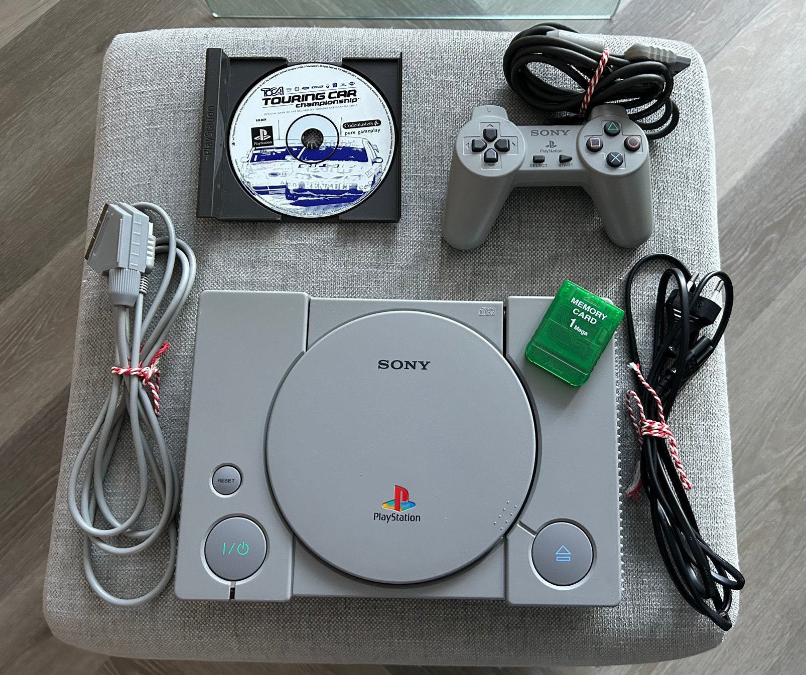 Playstation 1 spelcomputer / SCPH-9002 / Compleet / PS1, Ophalen of Verzenden, Zo goed als nieuw, Met 1 controller