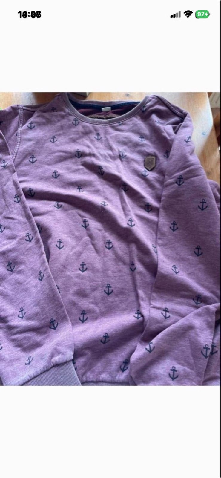 Naketano sweater met ankerprint., Ophalen of Verzenden, Gedragen, Maat 56/58 (XL), Paars