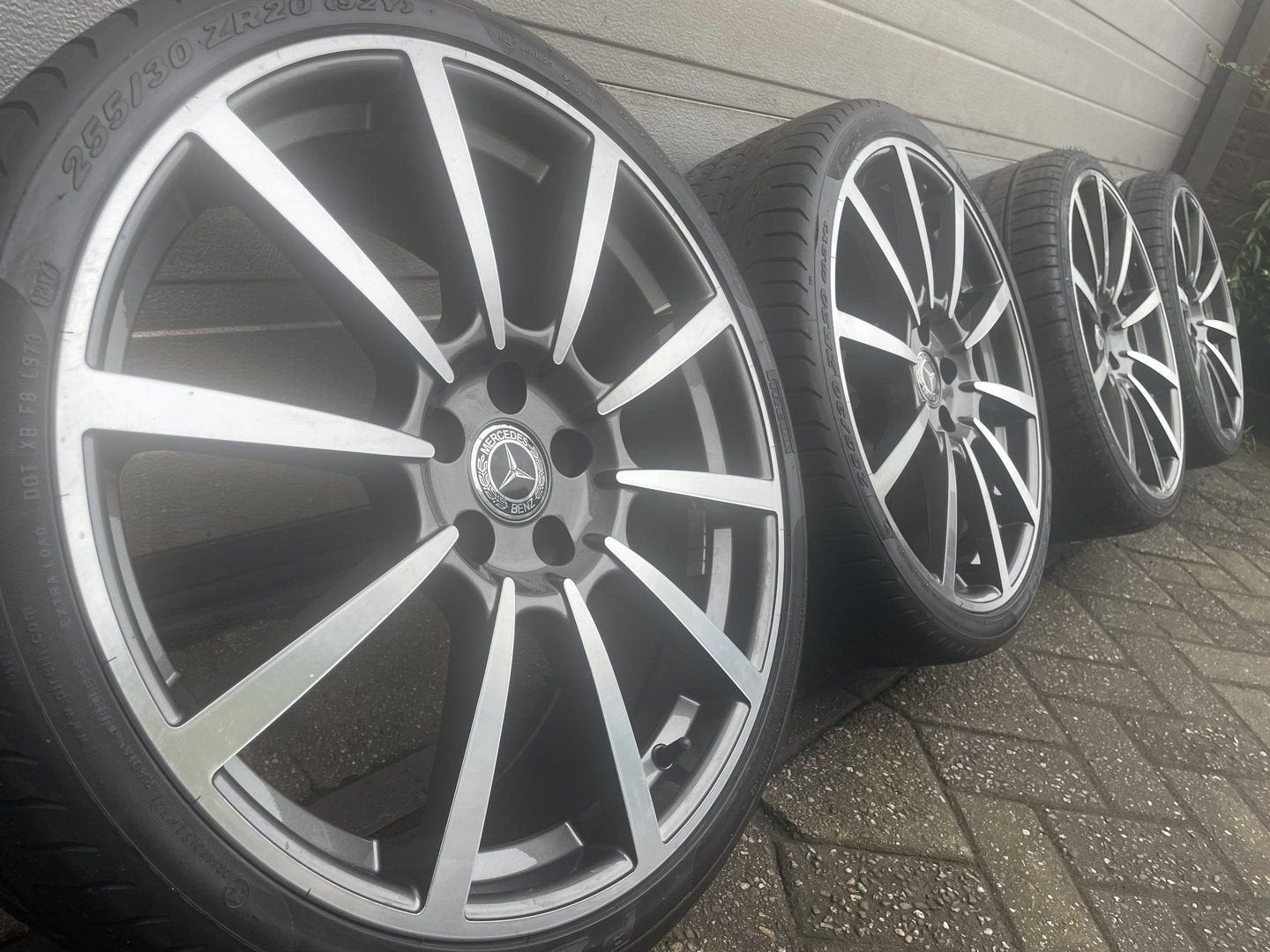 20 inch Mercedes SL55 SL500 CLS 63 55 W219 AMG velgen, 245 mm, -, -, Banden en Velgen