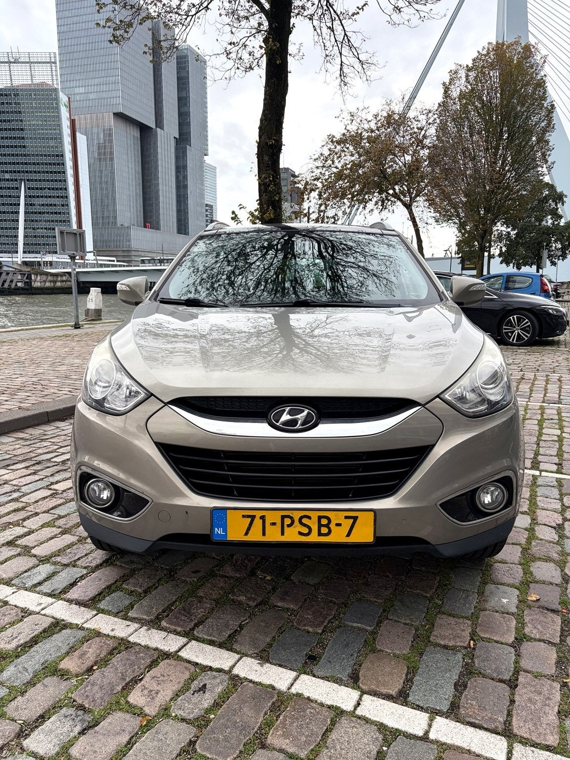 HYUNDAI ix35 2.0i i-CATCHER AUTOMAAT | PANO | LEDER, Auto's, Zwart, 4 cilinders, 163 pk, 75 €/maand