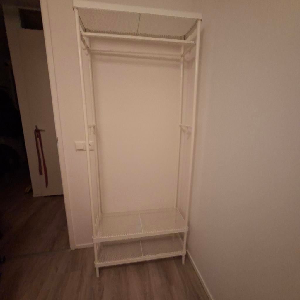 IKEA  open kledingkast met stang en planken, Kleding | Dames, Kledingrekken, Gebruikt, Ophalen