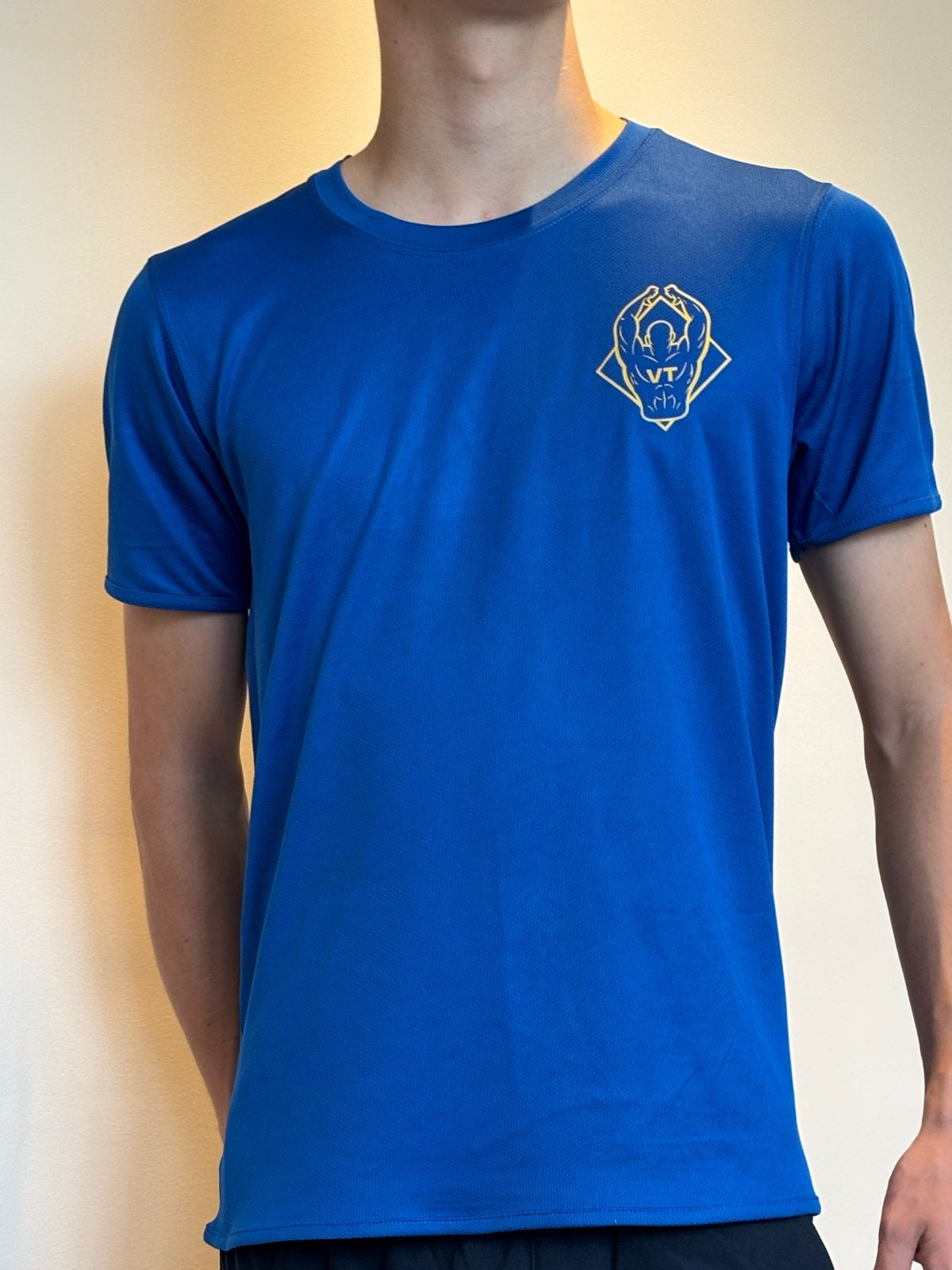 VT Gym T-shirt - Perfect voor elke sport, Fitness, Blauw, Overige maten, Ophalen of Verzenden