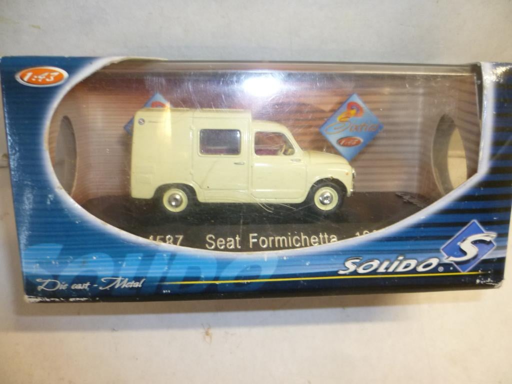 Solido Seat Formichetta 1964 bestelauto nieuw in doos 1:43., Hobby en Vrije tijd, Modelauto's | 1:43, Ophalen of Verzenden, Nieuw
