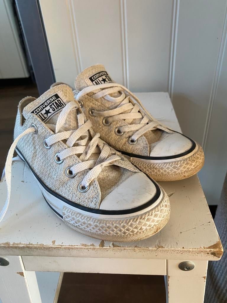 Converse all stars 36, Kleding | Dames, Schoenen, Beige, Ophalen of Verzenden, Sneakers of Gympen, Zo goed als nieuw