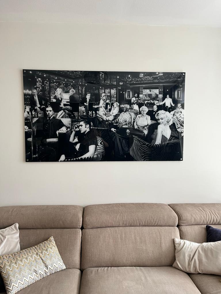 Groot Plexiglas Schilderij 160x90cm - Hollywood Legends, Ophalen