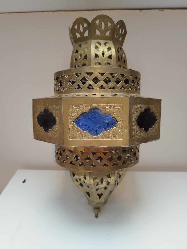 Oosterse plafond lamp Arabisch Koper, Verzenden
