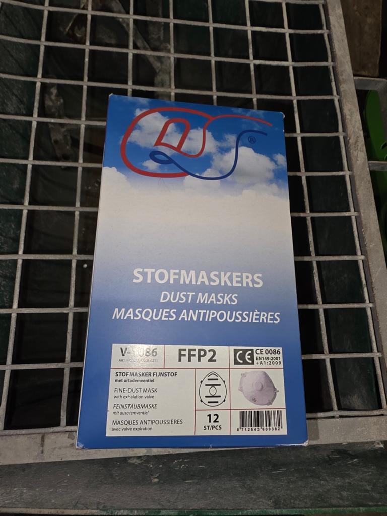 FFP2 Stofmaskers met uitademventiel - 12 stuks, Ophalen of Verzenden, Nieuw
