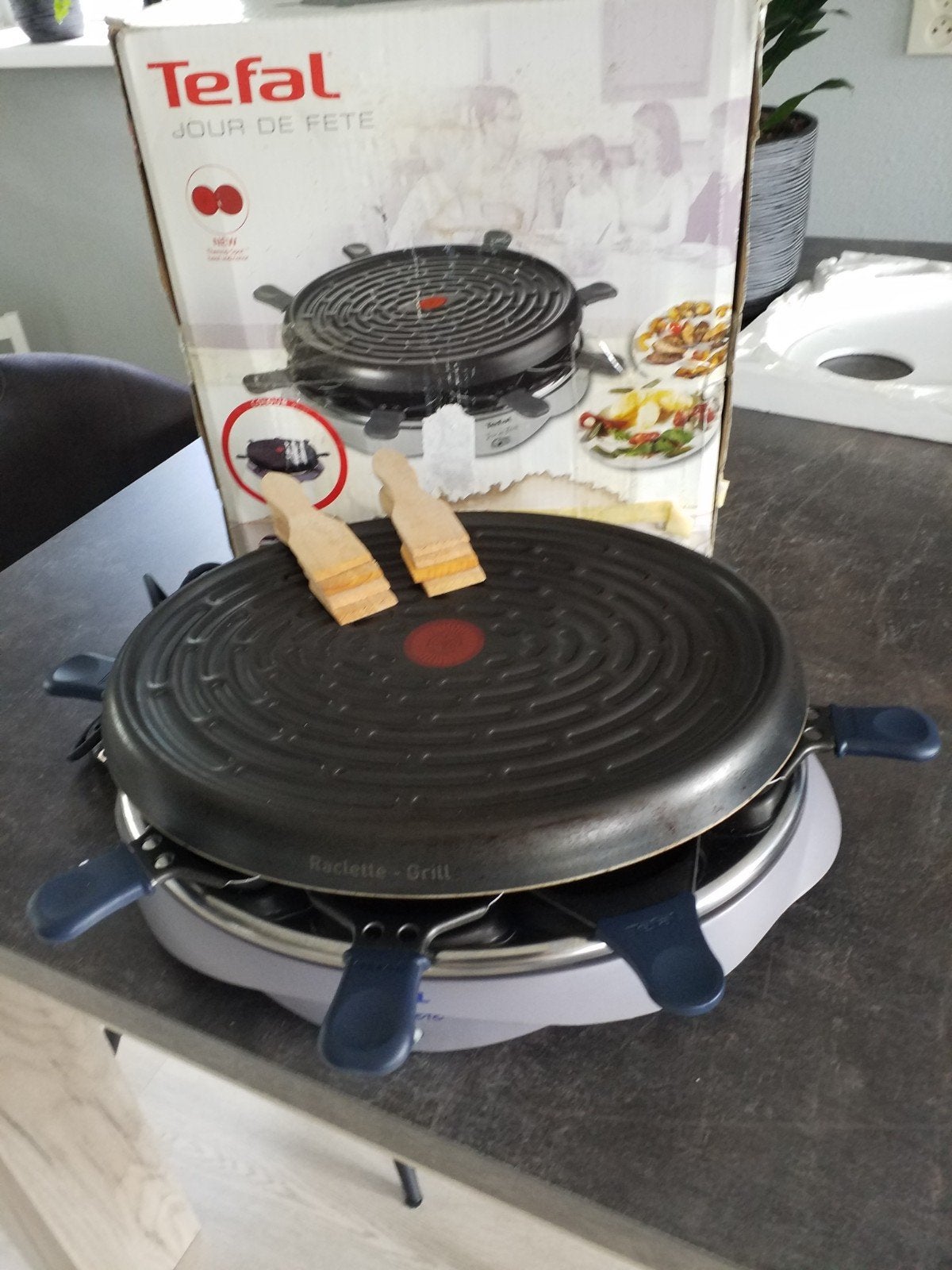 Tefal Gourmet en Grill voor 8 personen - Zo goed als nieuw, Ophalen of Verzenden