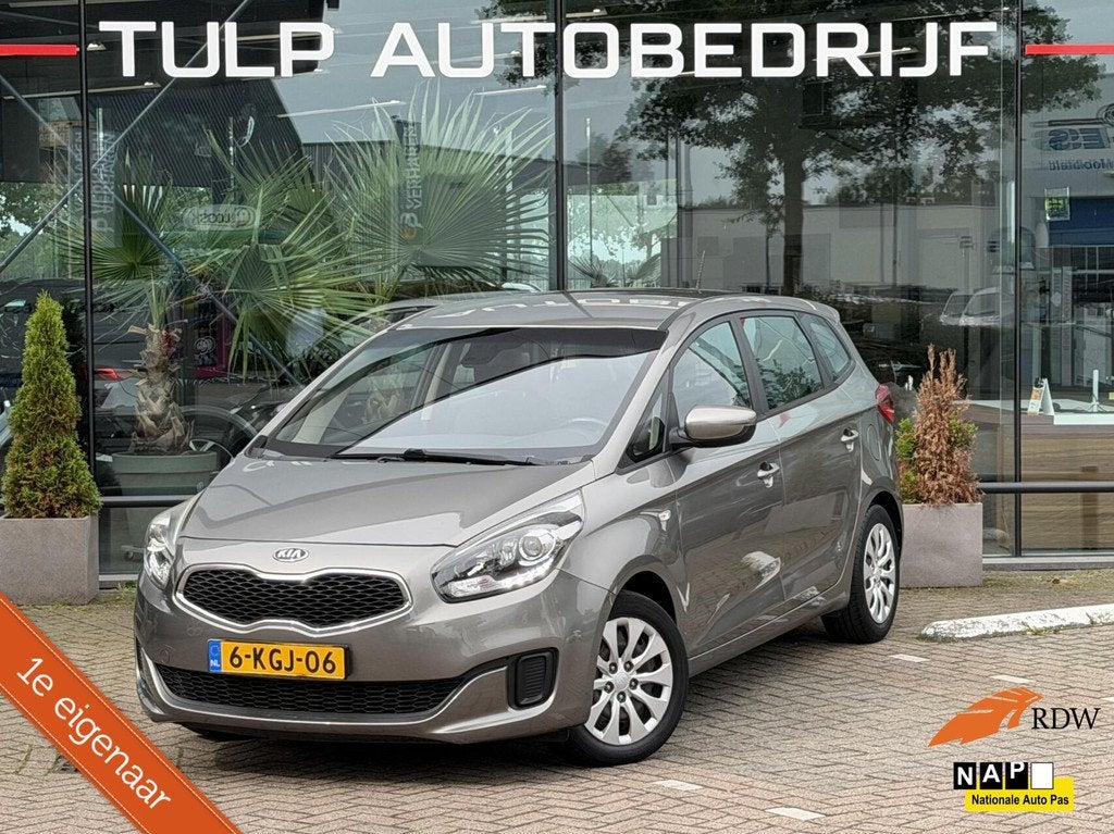 Kia Carens 1.6 GDi First Edit 7 zits 2013 1e eig Top onderh, Auto's, Kia, Voorwielaandrijving, Gebruikt, 4 cilinders, 7 stoelen