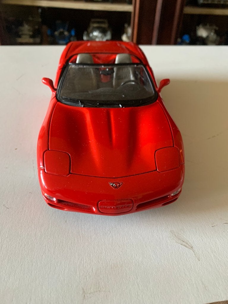 model auto chervronlet corvet  cs 1997, Ophalen, Zo goed als nieuw, Bburago