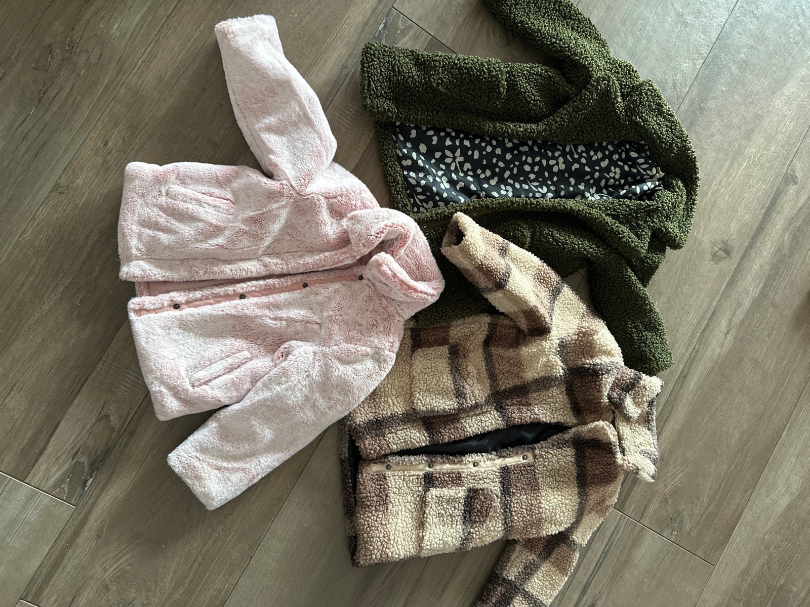 3 warme winterjassen maat 110/116 voor kinderen, Ophalen of Verzenden, Gebruikt, Jongen of Meisje