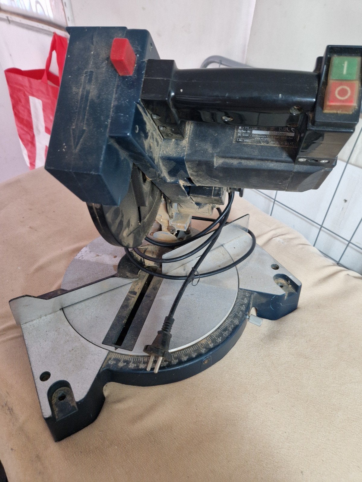 Afkortzaag TCS 210/1 - Gebruikt, Onbekend Fabrikant, Ophalen of Verzenden, Afkortzaag, Info@onbekend.com