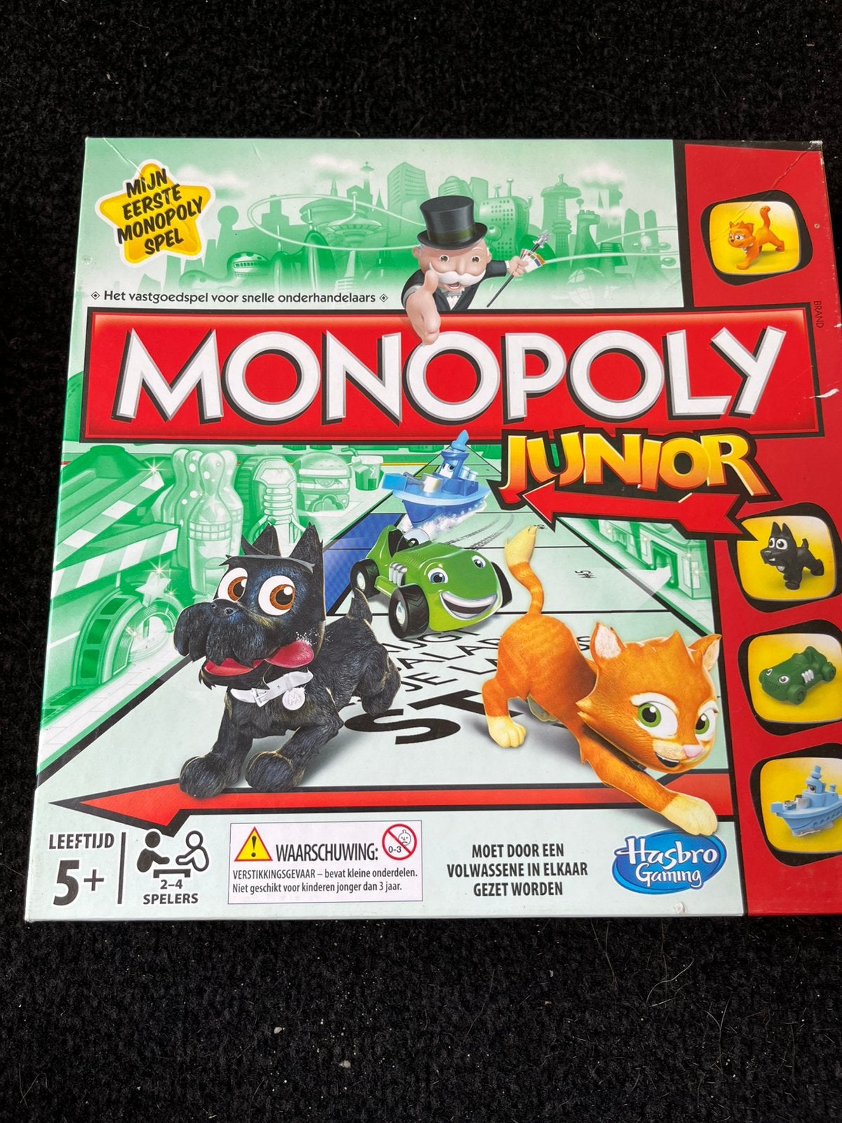 Monopoly Junior, Hobby en Vrije tijd, Gezelschapsspellen | Bordspellen, Ophalen of Verzenden, Zo goed als nieuw
