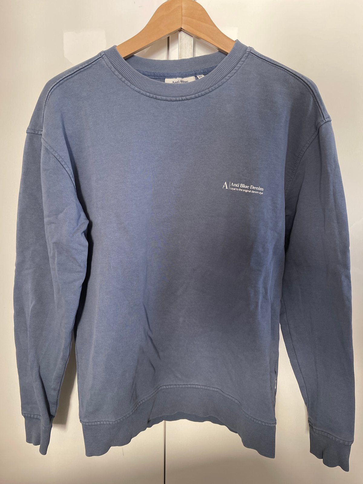 Anti Blue Denim sweater - Maat XS, Kleding | Heren, Ophalen of Verzenden, Gedragen, Maat 46 (S) of kleiner, Blauw