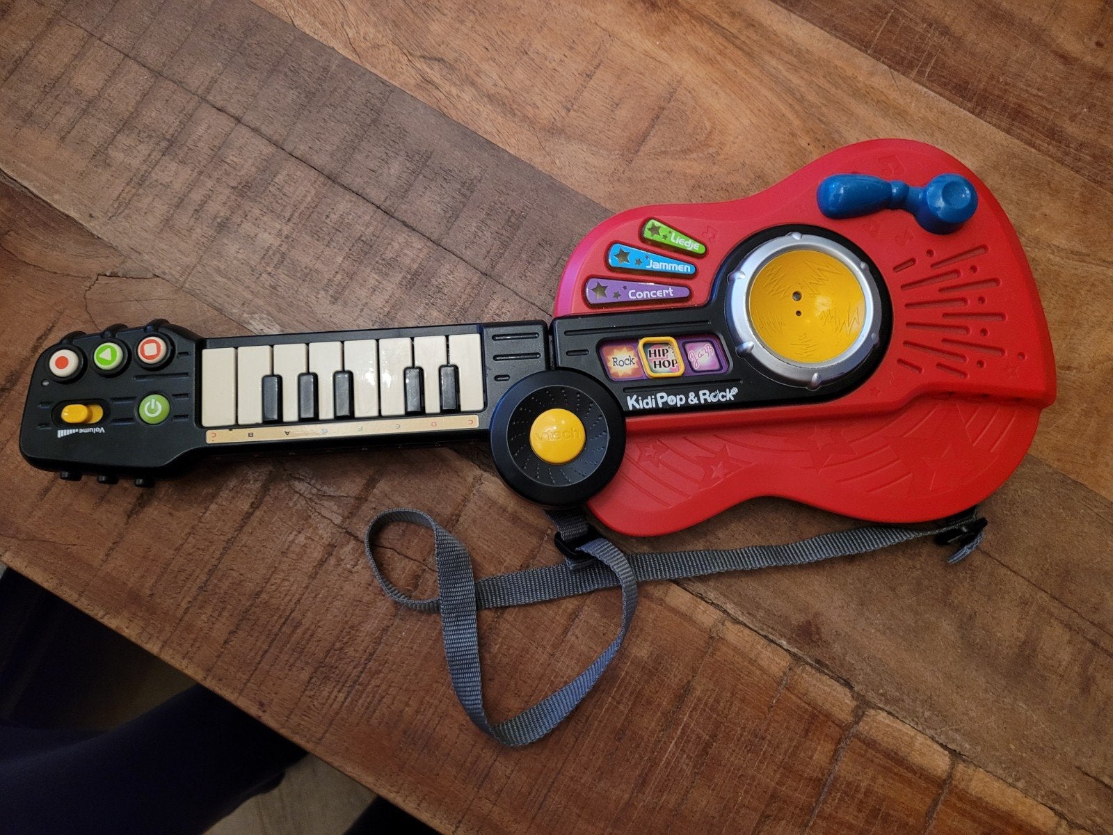 VTech Kidi Pop & Rock gitaar/keyboard, Ophalen of Verzenden, Zo goed als nieuw, Overige typen, Met licht