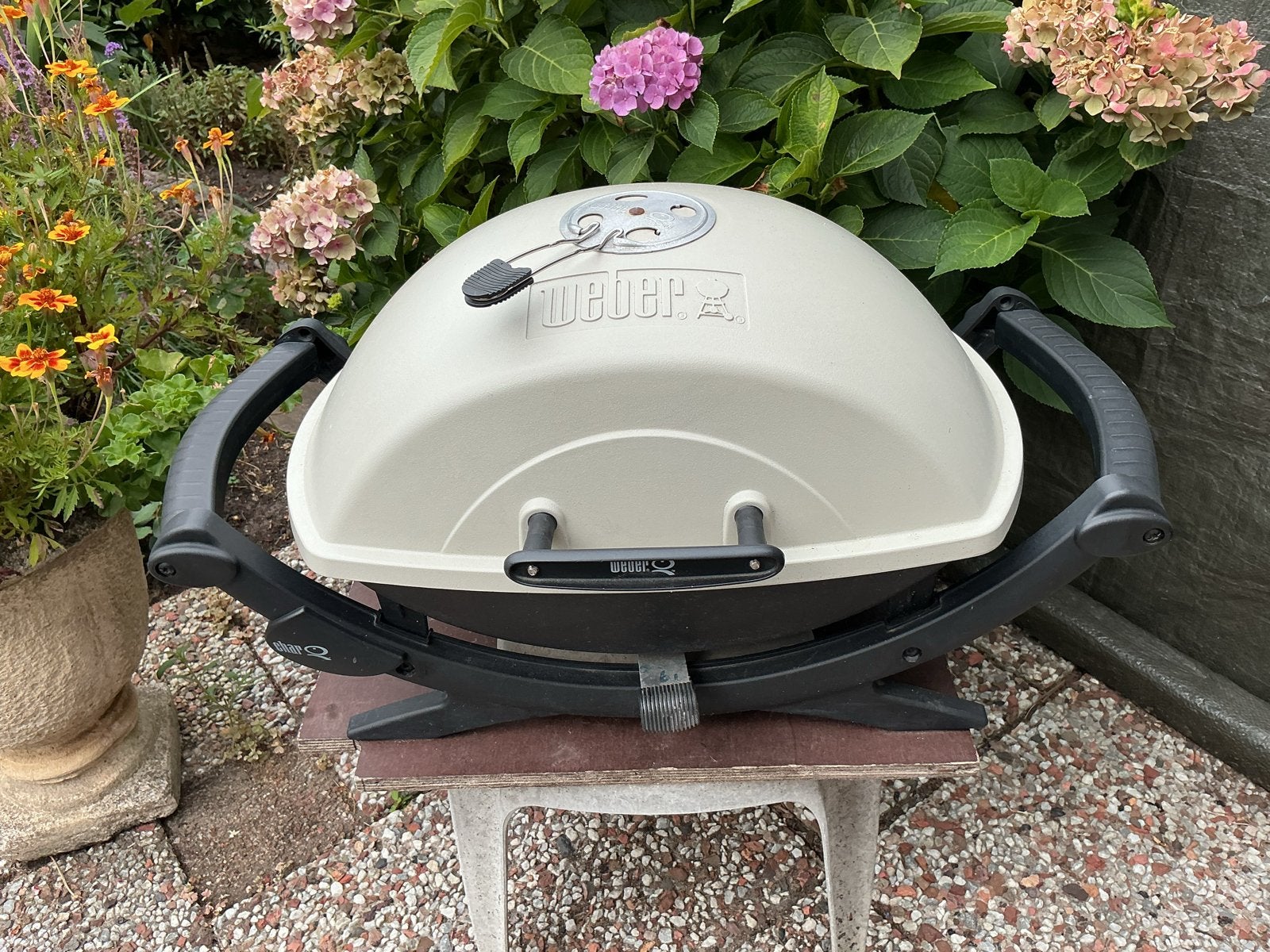 Weber Tafel BBQ - Compact en Draagbaar, Tuin en Terras, Ophalen, Gebruikt