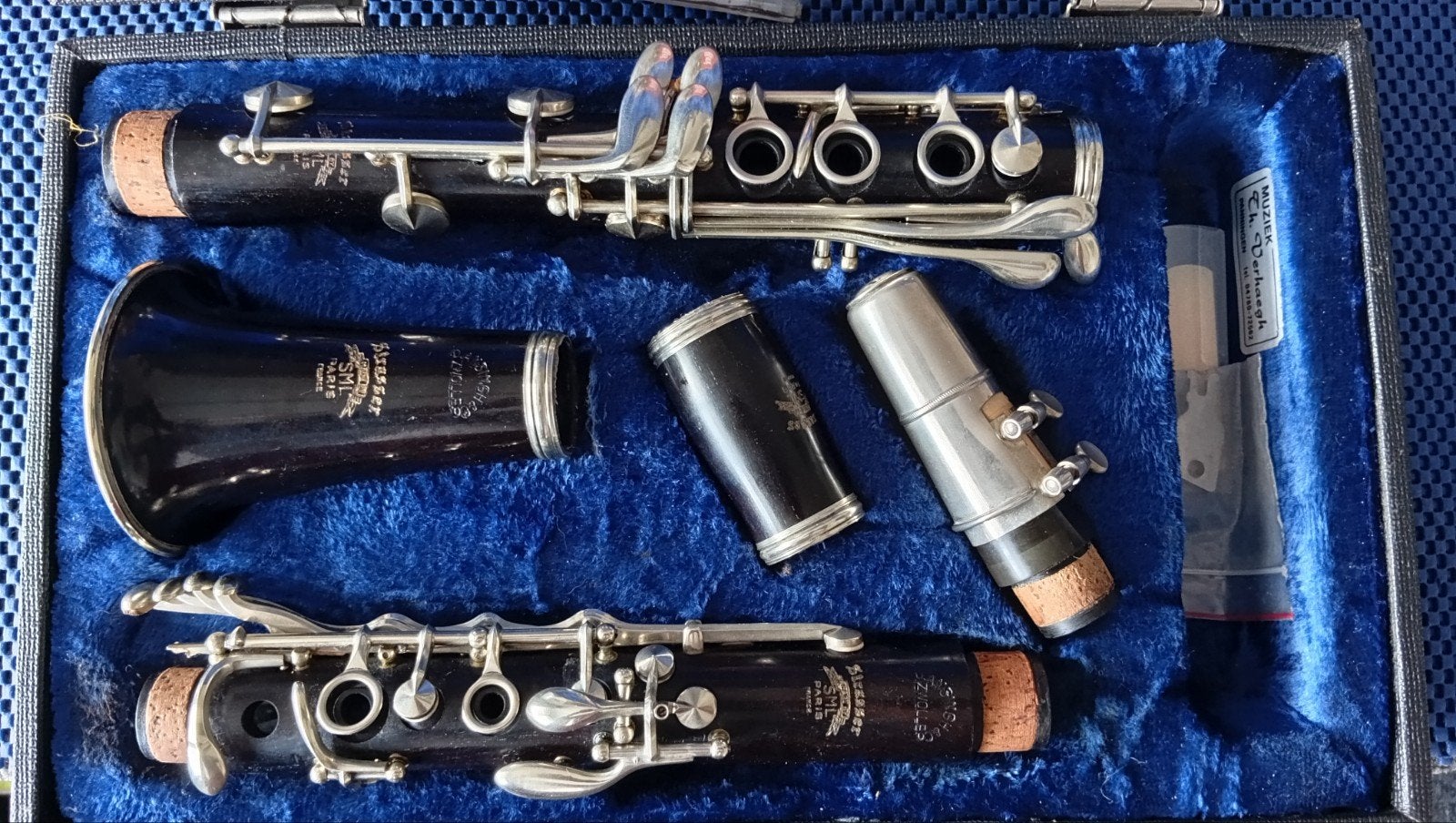 Klarinet Atelier Joure Gereviseerd Vintage Strasser Klarinet, Muziek en Instrumenten, Bes-klarinet, Ophalen of Verzenden, Zo goed als nieuw