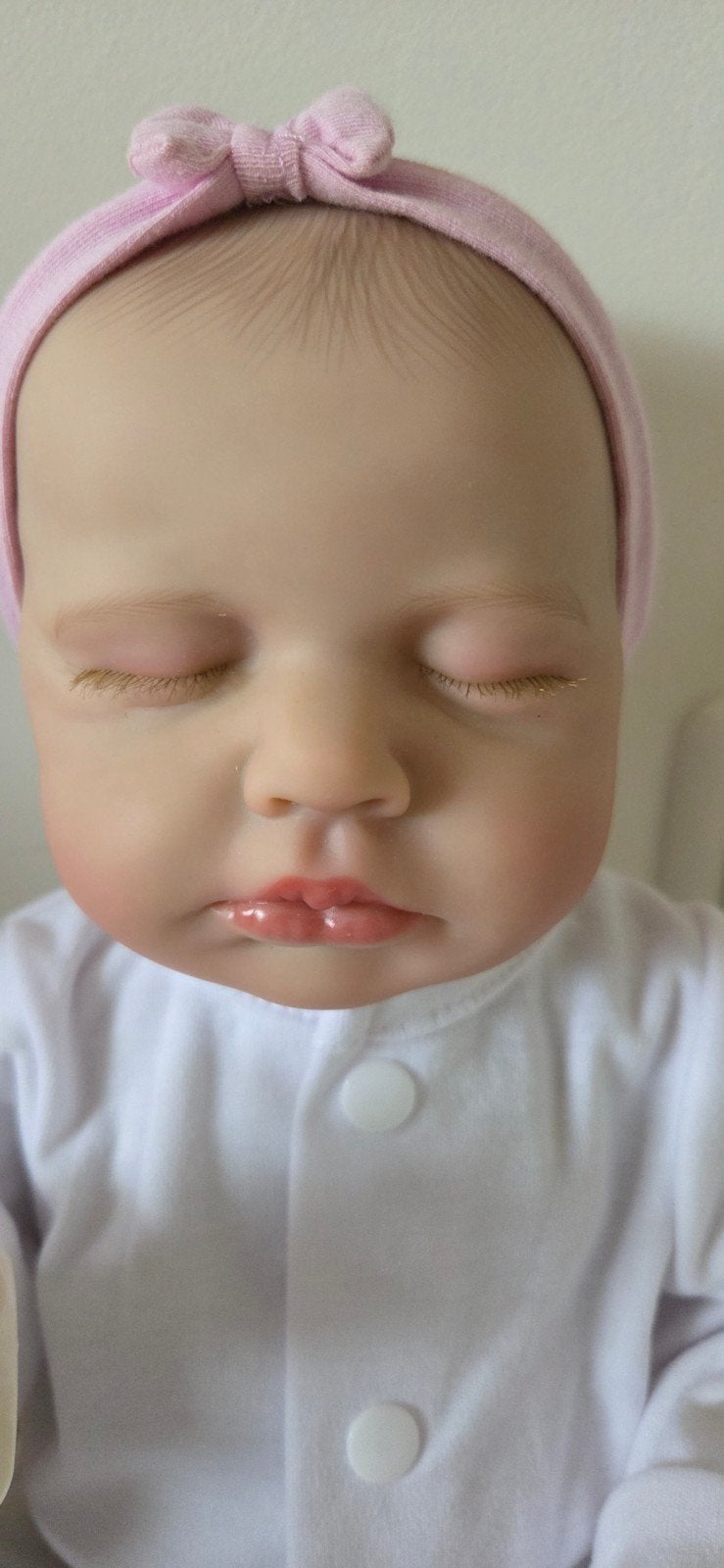 reborn  babygirl., Ophalen of Verzenden, Zo goed als nieuw, Pop