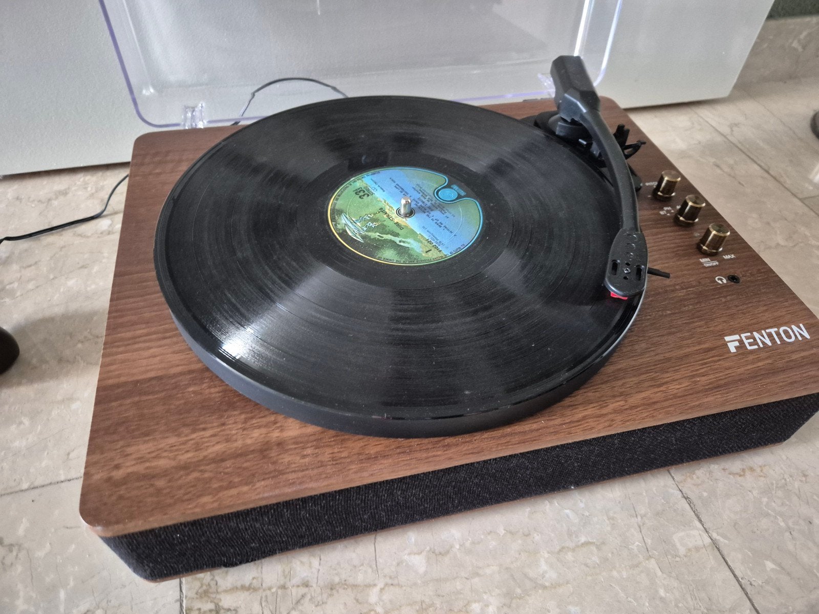 Fenton RP162 Retro Platenspeler met Bluetooth en Speakers, Overige merken, Ophalen of Verzenden, Zo goed als nieuw, USB-aansluiting