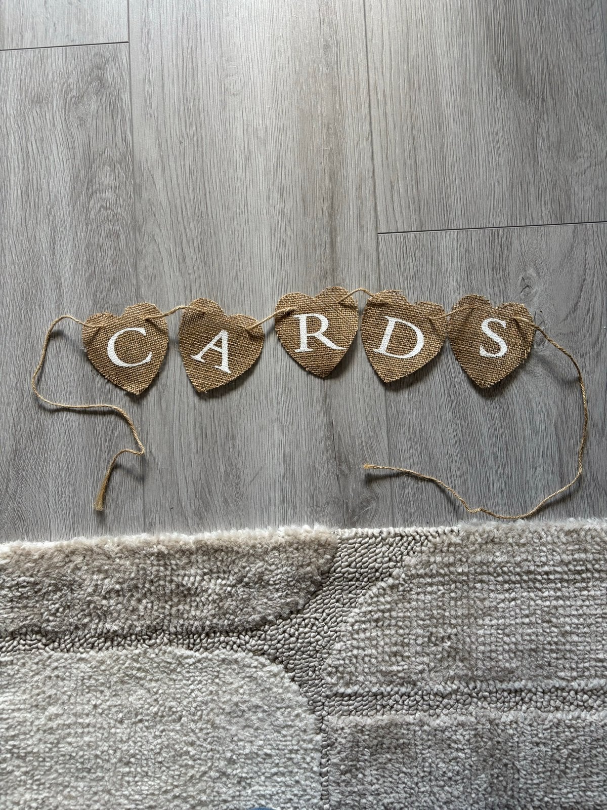 Decoratieve 'CARDS' slinger voor feesten en bruiloften, Hobby en Vrije tijd, Feestartikelen, Ophalen, Zo goed als nieuw, Versiering