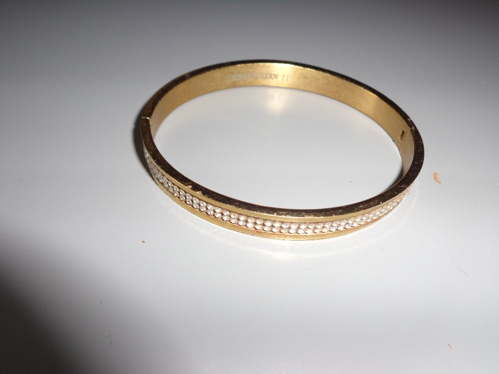 goudkleurige armband,oorbellen en ring van Dryberg Kern, Ophalen of Verzenden, Zo goed als nieuw, Goud