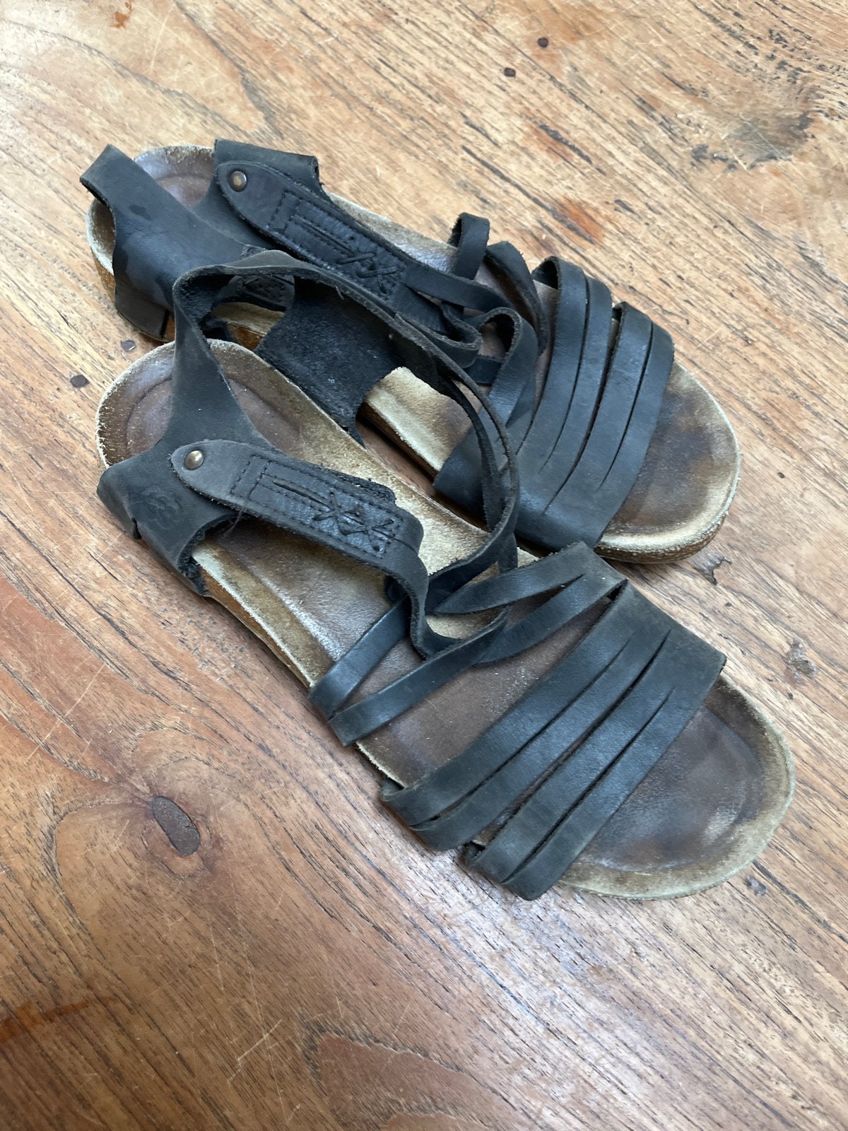 Loints sandalen - Comfortabel en stijlvol, Ophalen of Verzenden, Gedragen, Zwart, Sandalen of Muiltjes