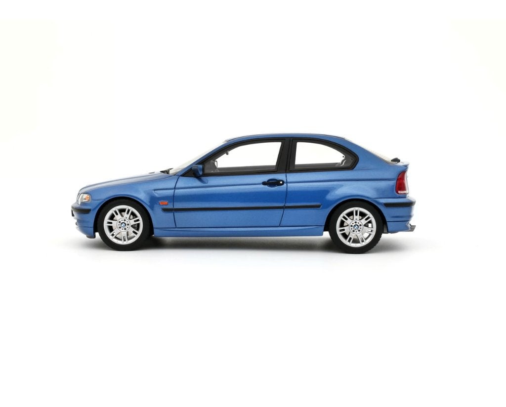 BMW E46 318 TI COMPAC BLAUW 2002 schaal 1/18 OTTO OT462, Verzenden, Nieuw, Auto, OttOMobile