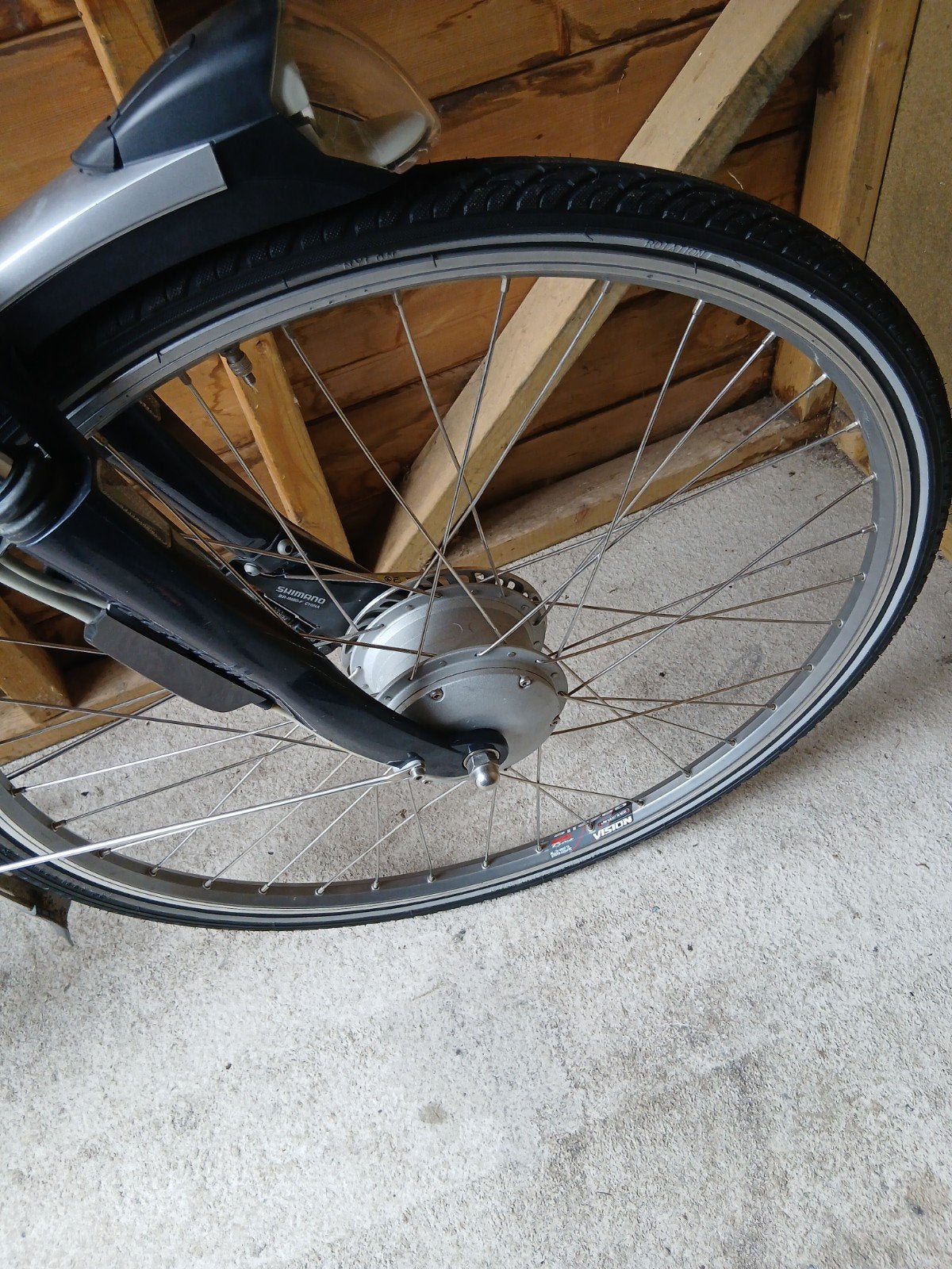 Voorwielmotor 5 pins, Ophalen