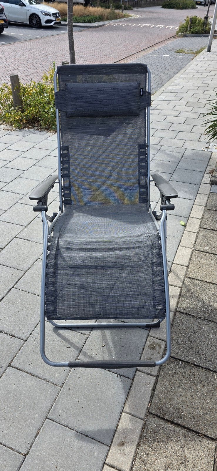 kampeerstoel, Ophalen, Gebruikt, Campingstoel