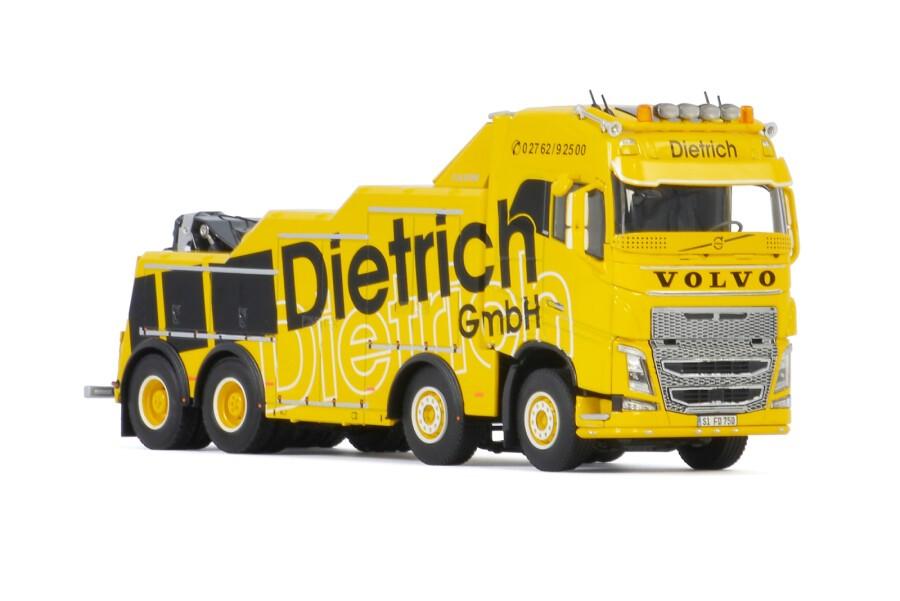 WSI Volvo FH16 Dietrich Wrecker Sleepwagen, Hobby en Vrije tijd, Ophalen of Verzenden, Zo goed als nieuw, Bus of Vrachtwagen, Wsi