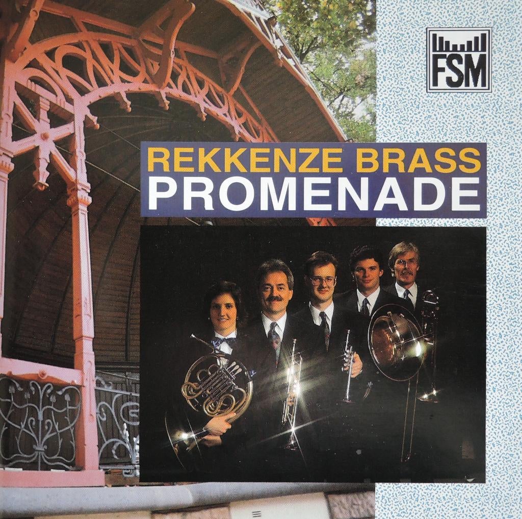 Promenade - Rekkenze Brass - 1994 - DDD, Cd's en Dvd's, Cd's | Klassiek, Zo goed als nieuw, Kamermuziek, Romantiek, Ophalen of Verzenden