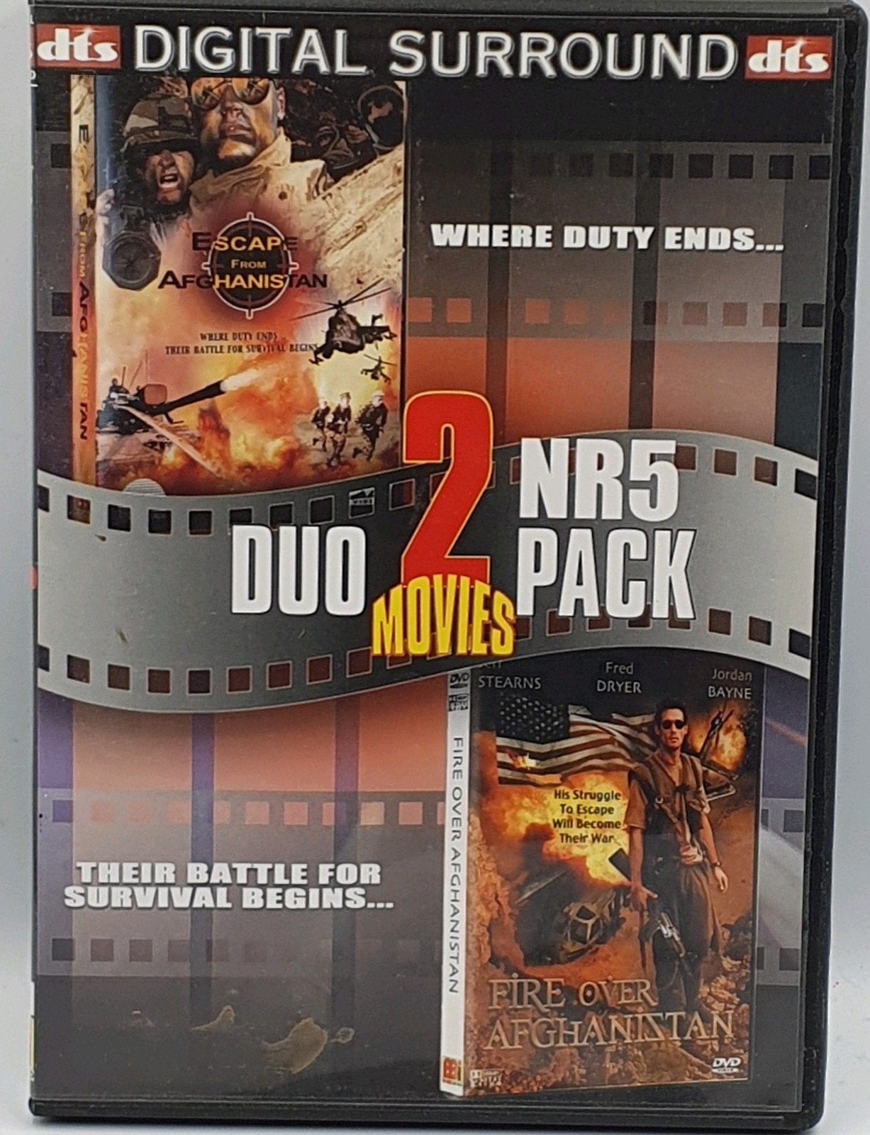 Duo Pack Movies NR5: Escape from Afghanistan & Fire over, Nederlands, Ophalen of Verzenden, Oorlog, Vanaf 12 jaar