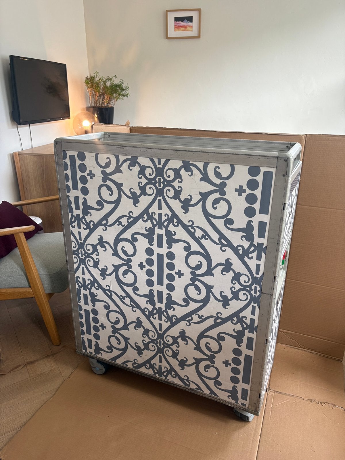 KLM Trolley Business Class, Ophalen, Gebruikt