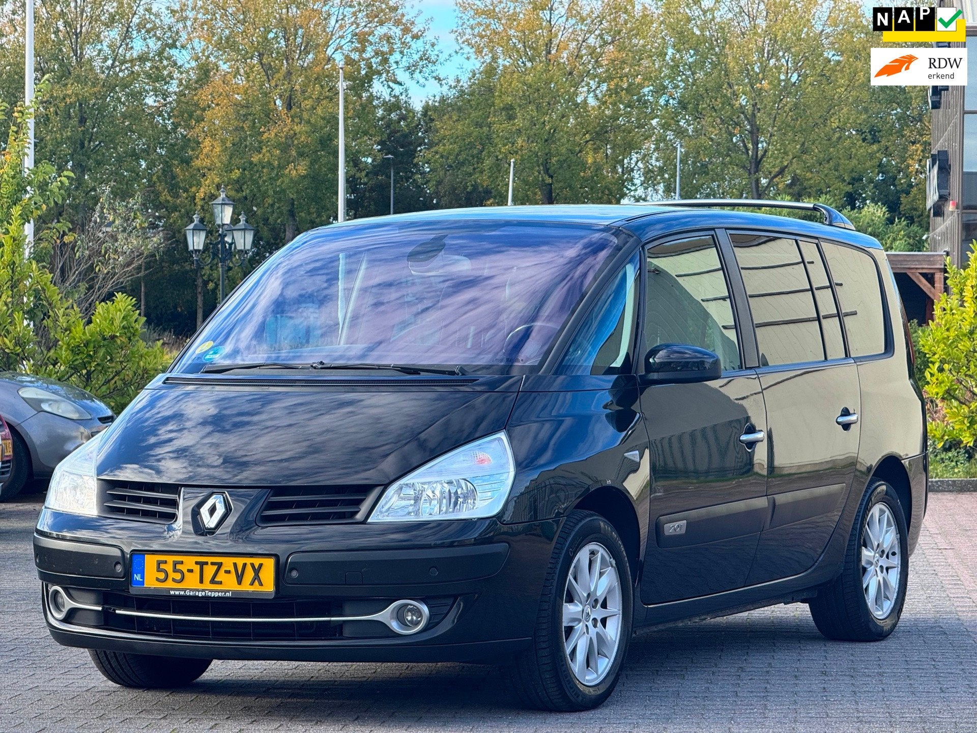 Renault Grand Espace 2.0T Dynamique | APK 28-03-2027 | Autom, Auto's, 1998 cc, Gebruikt, Zwart, 4 cilinders