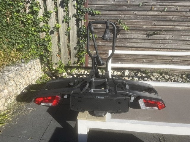 Thule EasyFold 3 (944100) Fietsendrager, Ophalen, Elektrische fiets, Zo goed als nieuw, 2 fietsen