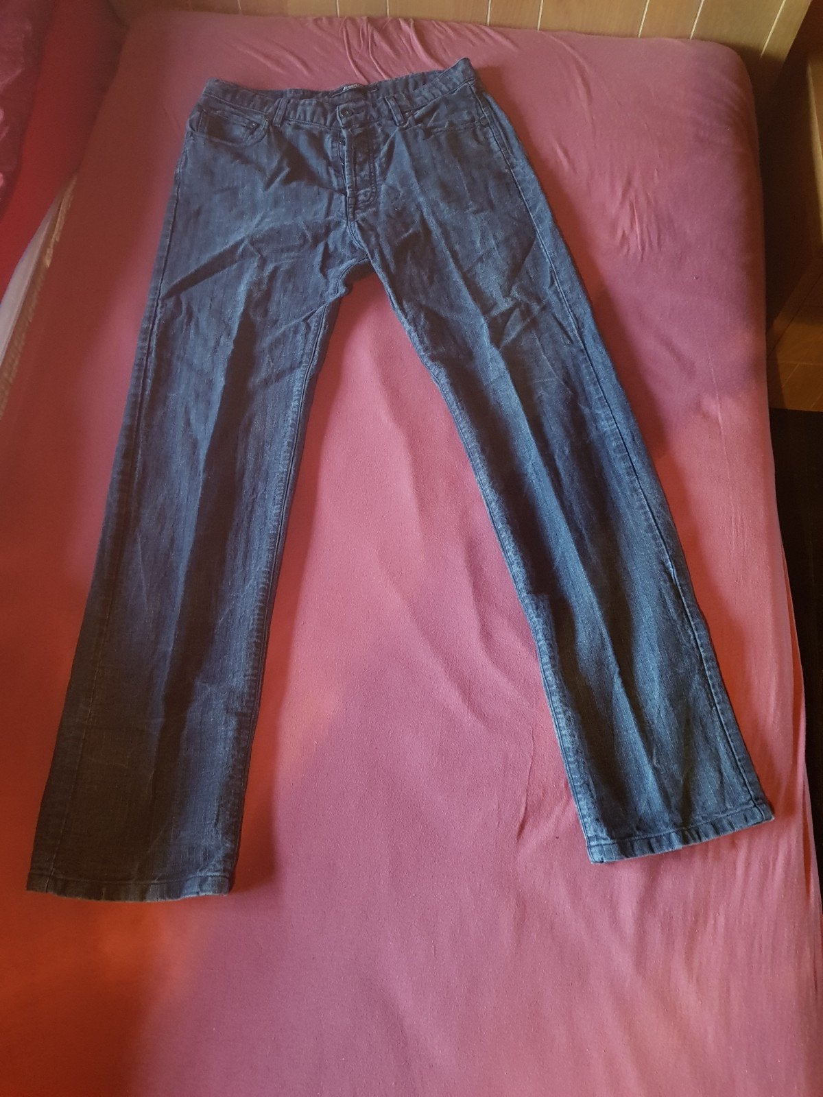 Prachtige vintage Liberto spijkerbroek - maat 33 - visgraat, Kleding | Heren, Spijkerbroeken en Jeans, Ophalen of Verzenden, W33 - W34 (confectie 48/50)