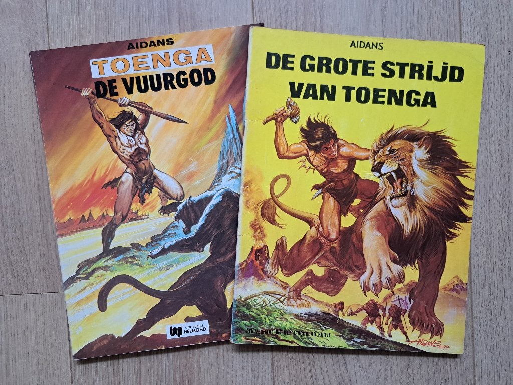 Toenga - 2 delen, Boeken, Stripboeken, Gelezen, Meerdere stripboeken, Ophalen of Verzenden