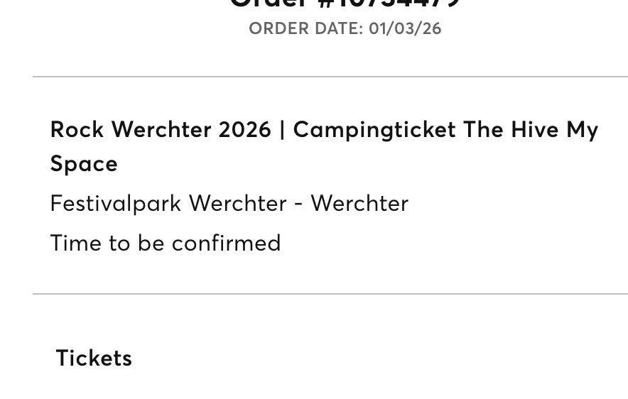 Rock werchter 2026 | the hive my space | 24m2 (6 persons), Tickets en Kaartjes, Evenementen en Festivals, Drie personen of meer