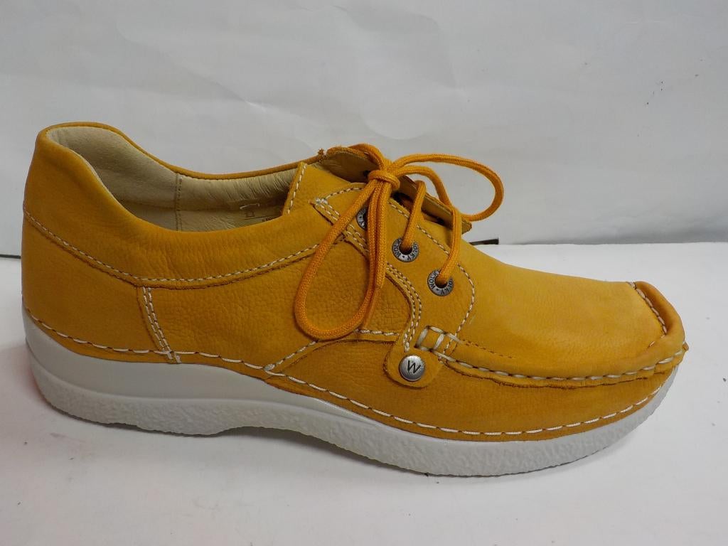 Wolky okergele veterschoenen maat 39, Wolky B.V., Geel, Nieuw, Ophalen of Verzenden