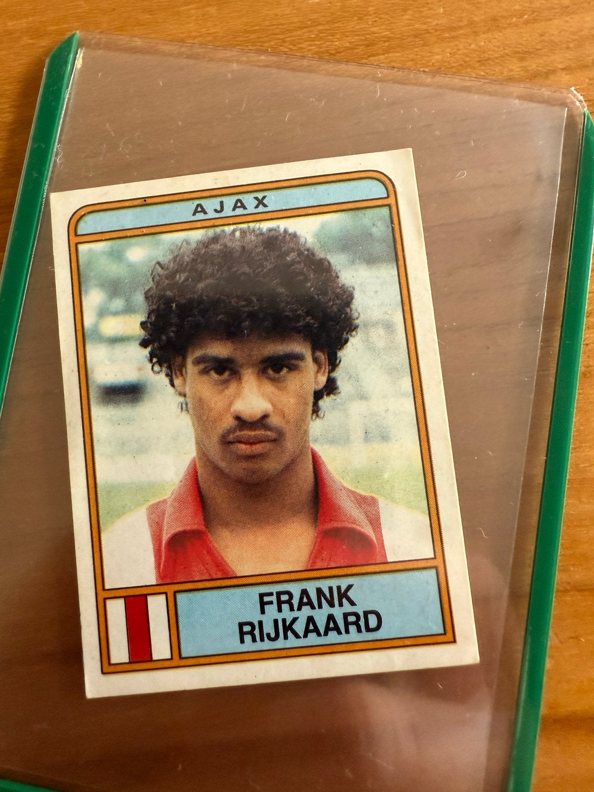 Frank Rijkaard Panini Voetbal 84 Ajax Voetbalkaart, Verzamelen, Speelkaarten, Jokers en Kwartetten, Ophalen of Verzenden, Gebruikt