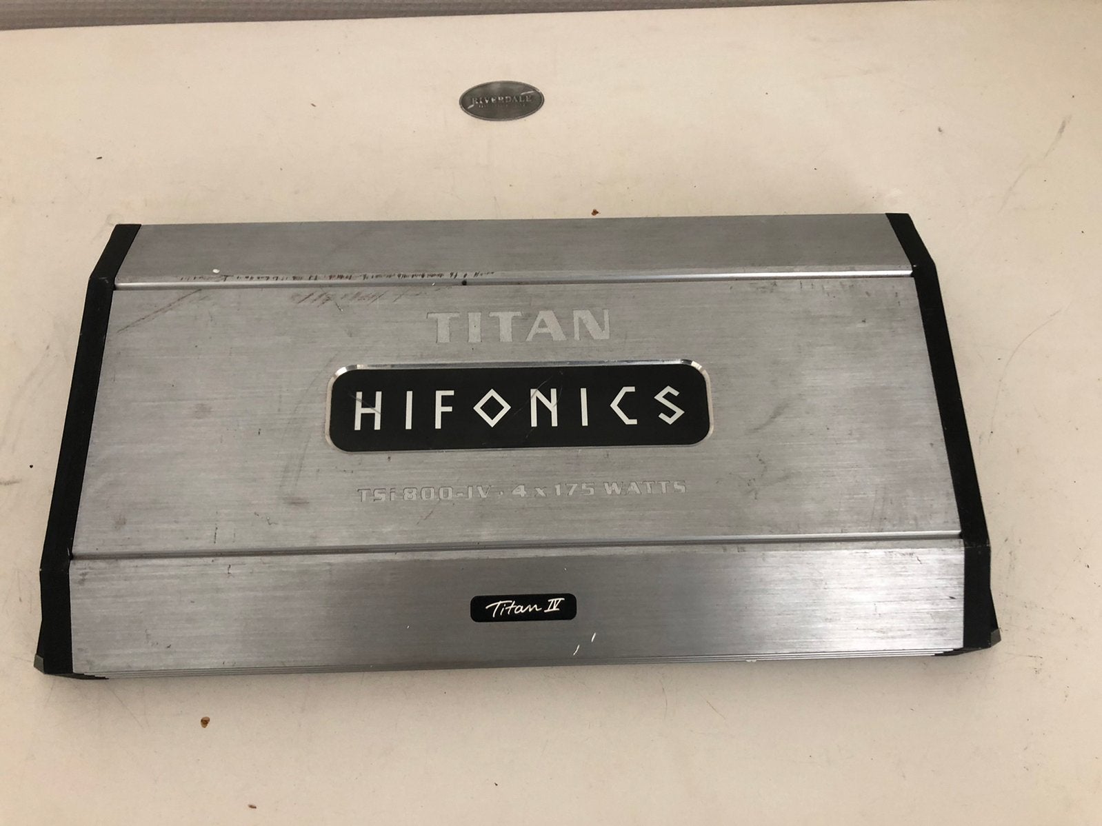 Hifonics Titan II TST-800-IV 4x175 Watt Versterker, Ophalen of Verzenden, Zo goed als nieuw