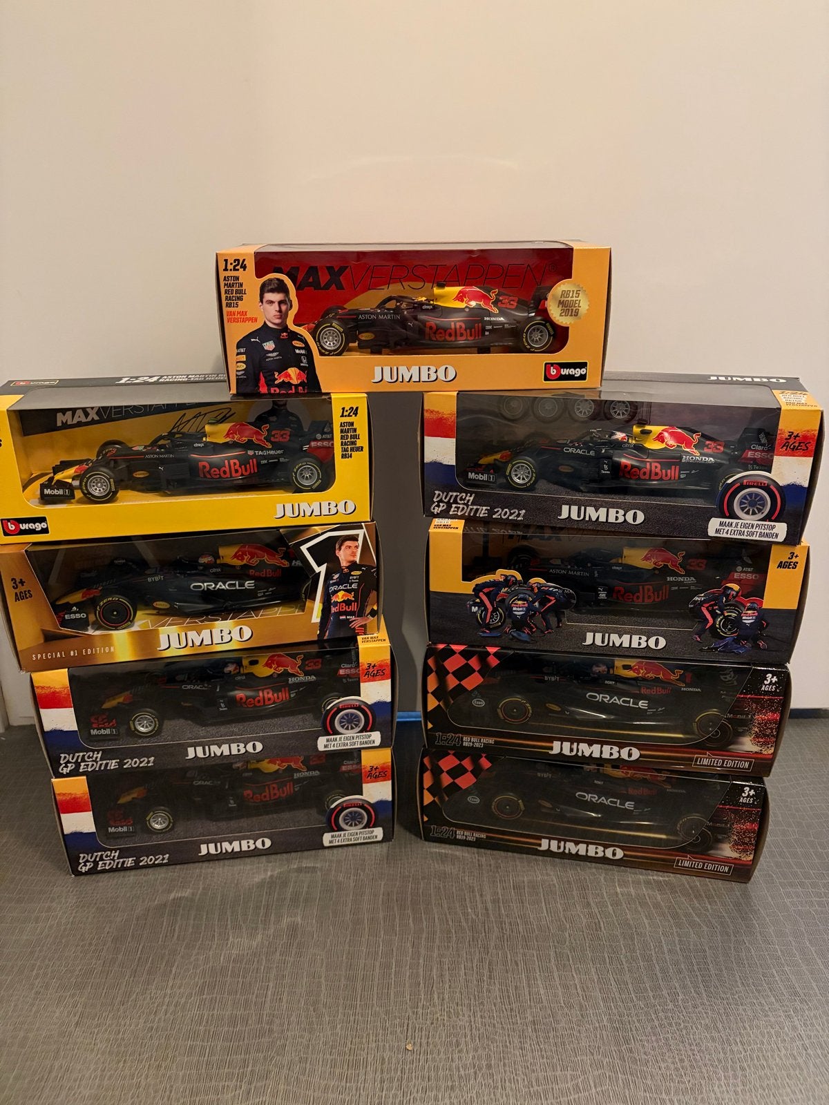 Max Verstappen Red Bull Racing F1 modelauto's 1:24, Ophalen of Verzenden, Nieuw, Auto