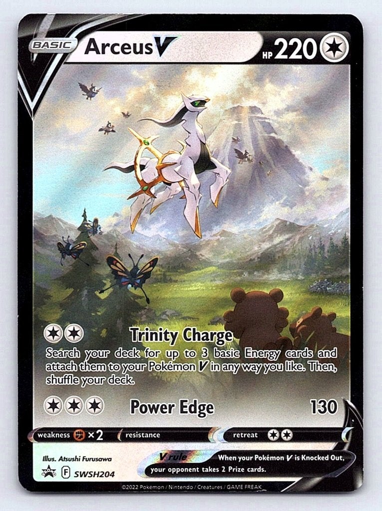 Arceus V swsh 204 promo, Ophalen of Verzenden, Zo goed als nieuw, Losse kaart, Foil