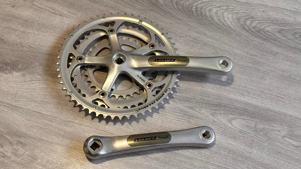 NOS Campagnolo Veloce Crankstel - Nieuwstaat, Fietsen en Brommers, Fietsen | Racefietsen, Ophalen of Verzenden, Nieuw