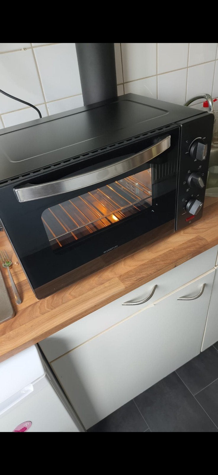 Inventum Mini-oven 30 liter - Compact en Krachtig, Witgoed en Apparatuur, Ophalen, Minder dan 45 cm, Gebruikt, Minder dan 45 cm