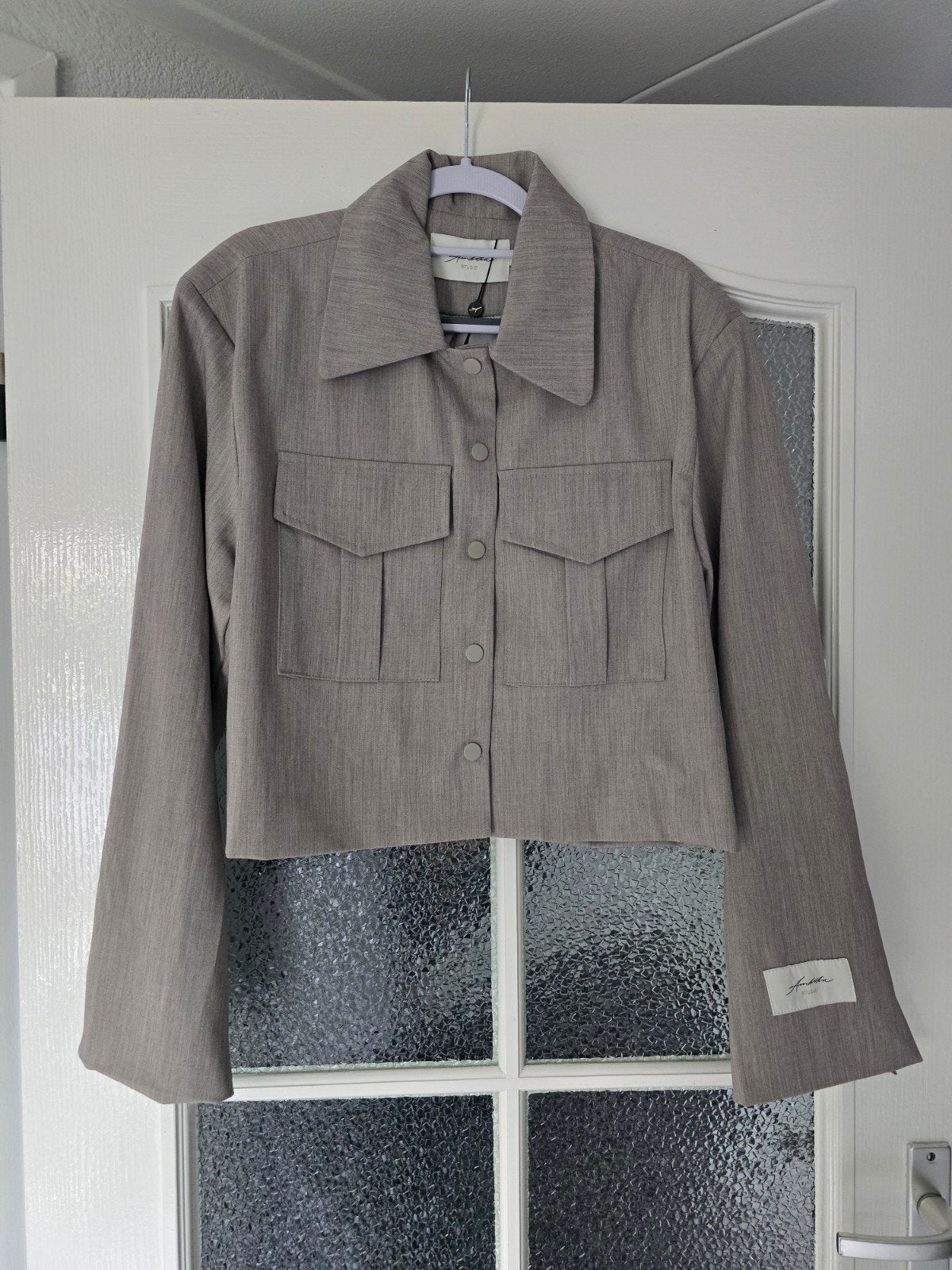 nieuw jasje ambika L taupe, Kleding | Dames, Ophalen of Verzenden, Nieuw, Maat 38/40 (M)