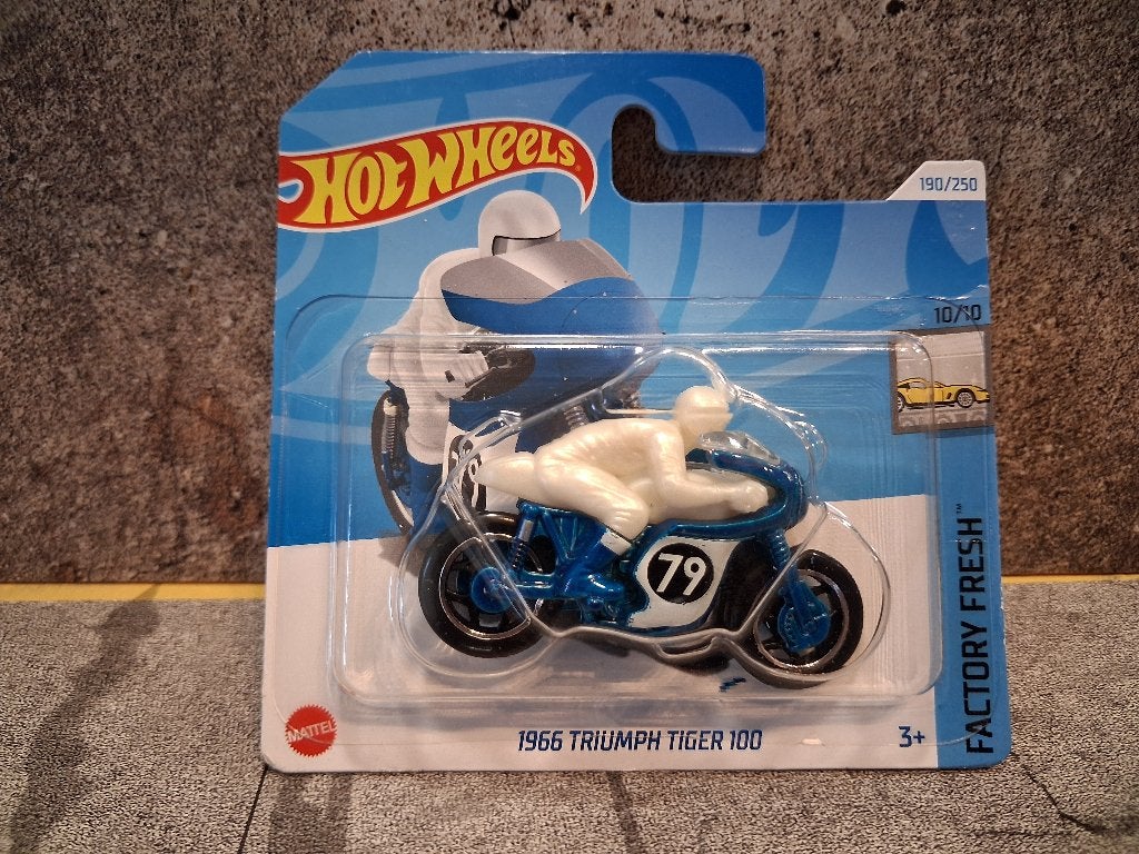 1966 Triumph Tiger 100 van Hot Wheels, Ophalen, Nieuw, Motor