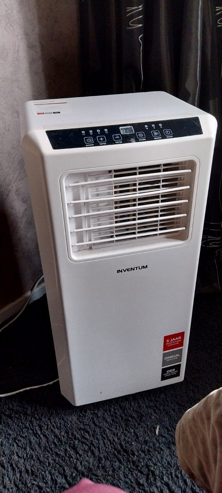 airco inventum, Ophalen, 3 snelheden of meer, Zo goed als nieuw, Energieklasse A of zuiniger